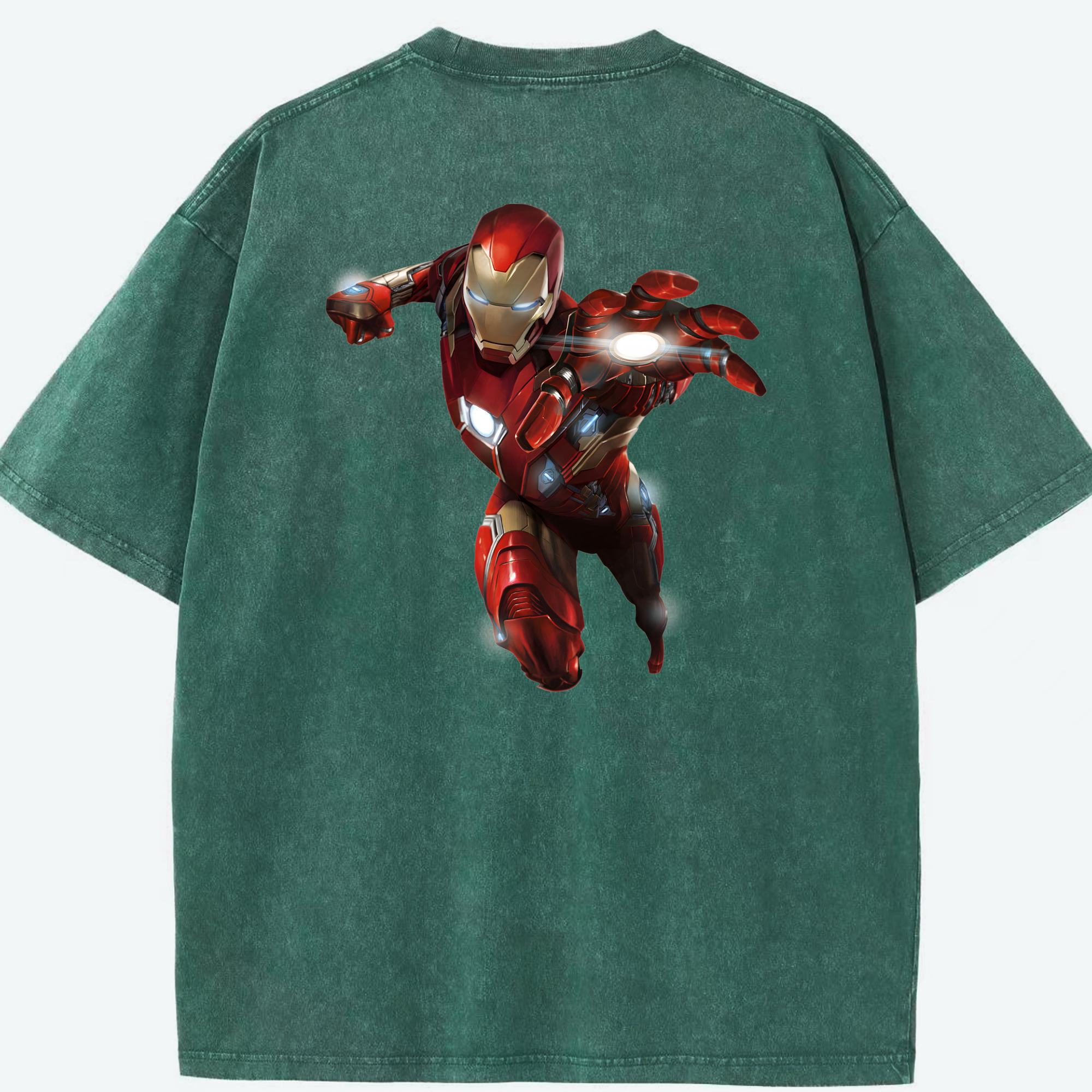 （画像用） アベンジャーズ The Avengers 綿100% ヴィンテージ風 半袖Tシャツ（背面プリント）